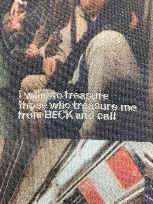 BECK AND CALL（ベックアンドコール）BECK AND CALL (ベックアンドコール) Full graphic double zip hoodie グレー サイズ:Mの古着・服飾アイテム