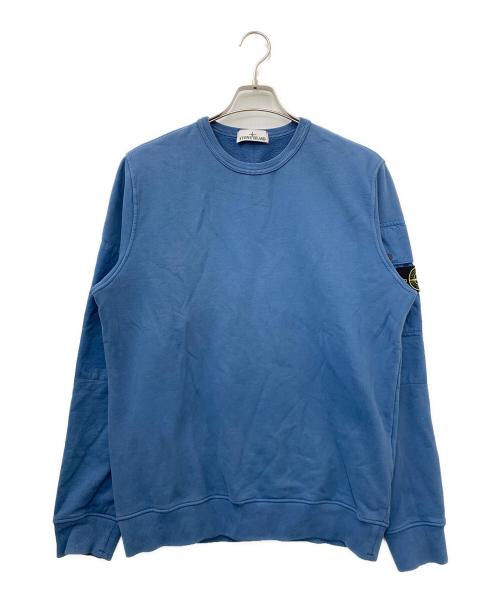STONE ISLAND（ストーンアイランド）STONE ISLAND (ストーンアイランド) Brushed Organic Cotton Fleece ブルー サイズ:Lの古着・服飾アイテム
