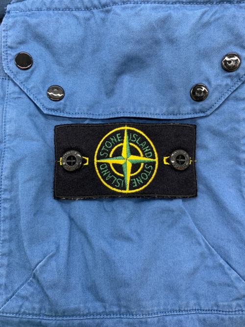 STONE ISLAND（ストーンアイランド）STONE ISLAND (ストーンアイランド) Brushed Organic Cotton Fleece ブルー サイズ:Lの古着・服飾アイテム