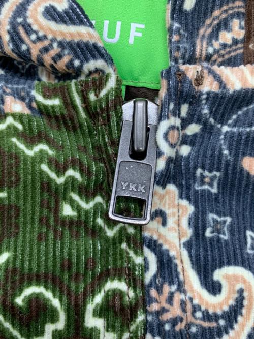 HUF（ハフ）HUF (ハフ) MIXED UP CORD JACKET ブラウン サイズ:Lの古着・服飾アイテム
