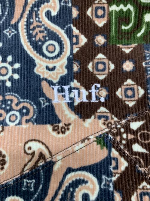 HUF（ハフ）HUF (ハフ) MIXED UP CORD JACKET ブラウン サイズ:Lの古着・服飾アイテム