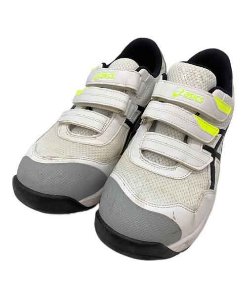 asics（アシックス）asics (アシックス) プロテクティブスニーカー ホワイトブラック サイズ:28の古着・服飾アイテム