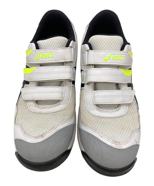 asics（アシックス）asics (アシックス) プロテクティブスニーカー ホワイトブラック サイズ:28の古着・服飾アイテム