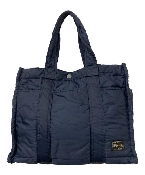 PORTER（ポーター）PORTER (ポーター) トートバッグ ネイビーの古着・服飾アイテム