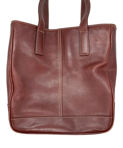 COACH（コーチ）COACH (コーチ) レザートートバッグ ブラウンの古着・服飾アイテム