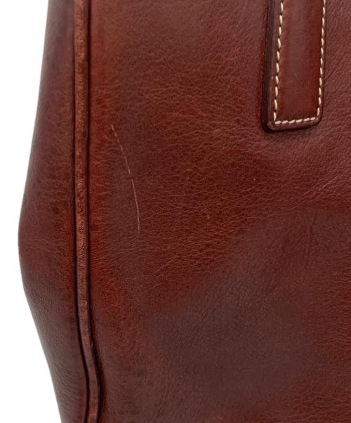 COACH（コーチ）COACH (コーチ) レザートートバッグ ブラウンの古着・服飾アイテム