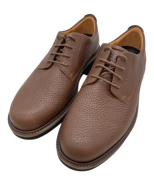 ECCO（エコー）ECCO (エコー) レザーダービーシューズ ブラウン サイズ:26.5の古着・服飾アイテム