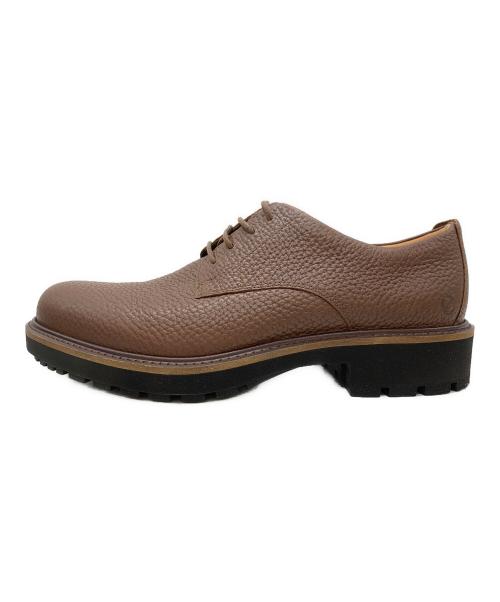 ECCO（エコー）ECCO (エコー) レザーダービーシューズ ブラウン サイズ:26.5の古着・服飾アイテム