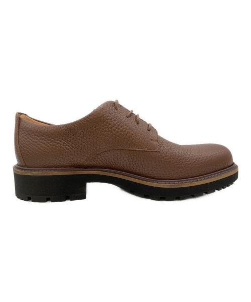 ECCO（エコー）ECCO (エコー) レザーダービーシューズ ブラウン サイズ:26.5の古着・服飾アイテム