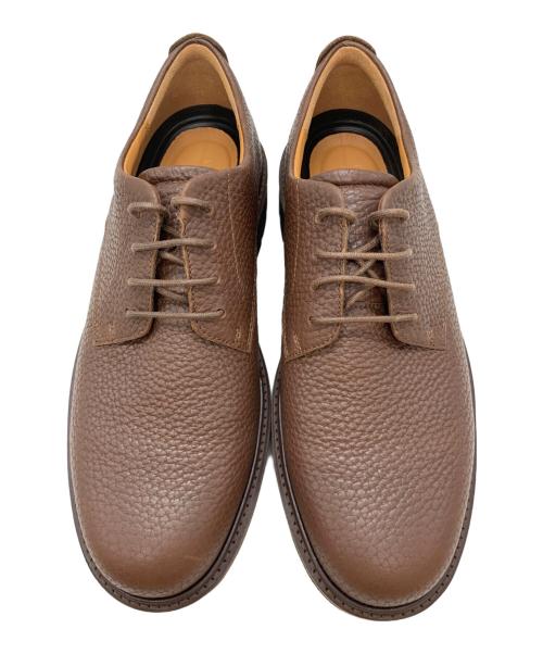 ECCO（エコー）ECCO (エコー) レザーダービーシューズ ブラウン サイズ:26.5の古着・服飾アイテム