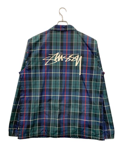stussy（ステューシー）stussy (ステューシー) Cruize Coach Jacket グリーン サイズ:Lの古着・服飾アイテム