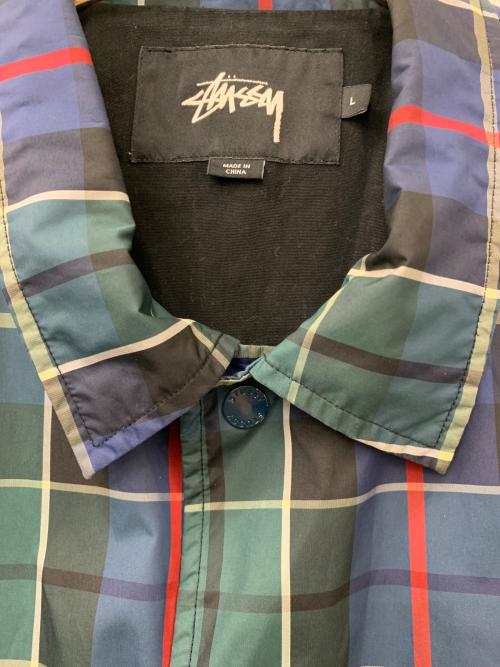 stussy（ステューシー）stussy (ステューシー) Cruize Coach Jacket グリーン サイズ:Lの古着・服飾アイテム