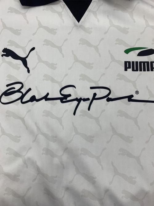 PUMA（プーマ）PUMA (プーマ) THE BLACK EYE PATCH (ブラックアイパッチ) ゲームシャツ ホワイト サイズ:Lの古着・服飾アイテム