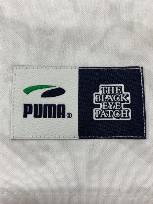 PUMA（プーマ）PUMA (プーマ) THE BLACK EYE PATCH (ブラックアイパッチ) ゲームシャツ ホワイト サイズ:Lの古着・服飾アイテム