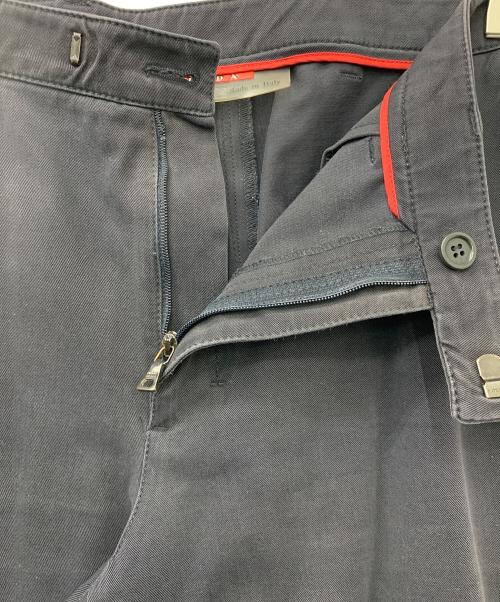 PRADA SPORTS（プラダスポーツ）PRADA SPORTS (プラダスポーツ) 裾ジップパンツ ネイビー サイズ:48の古着・服飾アイテム