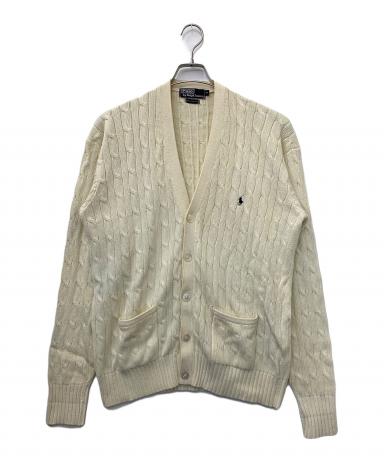 Polo Ralph Lauren クリーム色カーディガン　現行タグモデル　美品 中古・古着通販】POLO RALPH LAUREN (ポロ・ラルフローレン) ケーブル