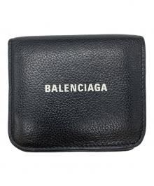 BALENCIAGA（バレンシアガ）の古着「2つ折り財布」｜ブラック