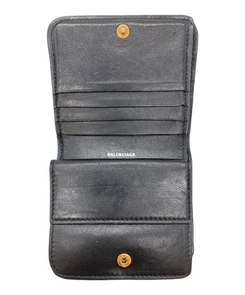 BALENCIAGA（バレンシアガ）BALENCIAGA (バレンシアガ) 2つ折り財布 ブラックの古着・服飾アイテム