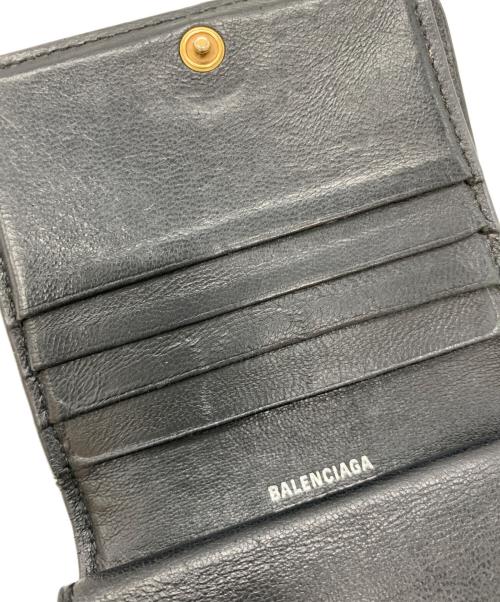 BALENCIAGA（バレンシアガ）BALENCIAGA (バレンシアガ) 2つ折り財布 ブラックの古着・服飾アイテム