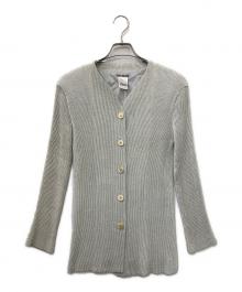 ISSEY MIYAKE（イッセイミヤケ）の古着「プリーツカーディガン」｜グレー