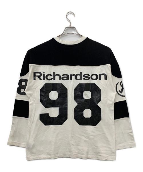 Richardson（リチャードソン）Richardson (リチャードソン) フットボールTシャツ ホワイト×ブラック サイズ:Mの古着・服飾アイテム