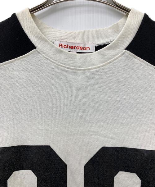 Richardson（リチャードソン）Richardson (リチャードソン) フットボールTシャツ ホワイト×ブラック サイズ:Mの古着・服飾アイテム