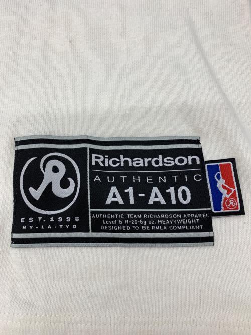 Richardson（リチャードソン）Richardson (リチャードソン) フットボールTシャツ ホワイト×ブラック サイズ:Mの古着・服飾アイテム