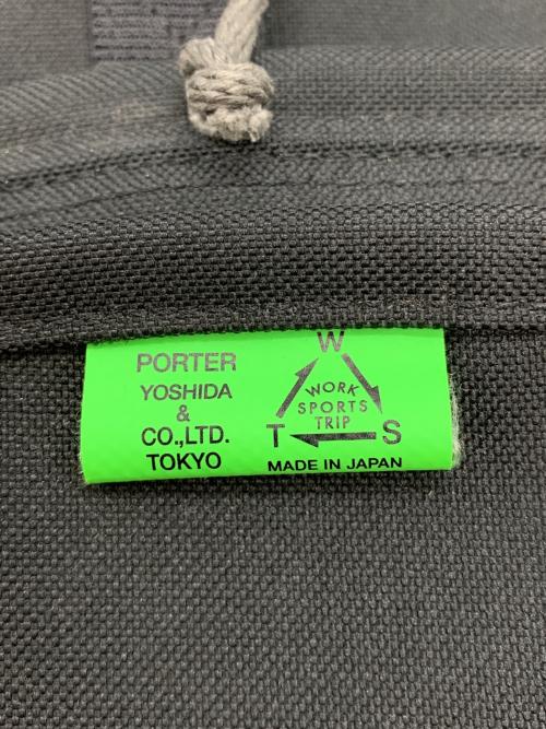 PORTER（ポーター）PORTER (ポーター) UNION RUCKSACK ブラックの古着・服飾アイテム