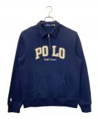 POLO RALPH LAURENポロ・ラルフローレン）の古着「ハーフジップスウェット」｜ネイビー