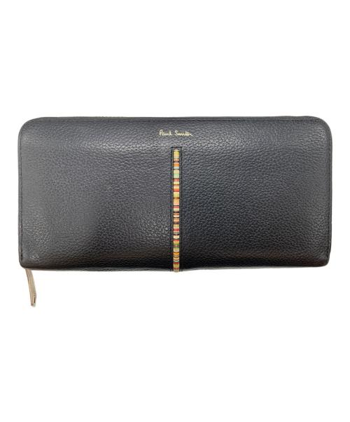 PAUL SMITH（ポールスミス）PAUL SMITH (ポールスミス) 長財布 ブラックの古着・服飾アイテム