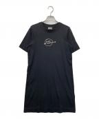 DIESELディーゼル）の古着「カットソーワンピース」｜ブラック
