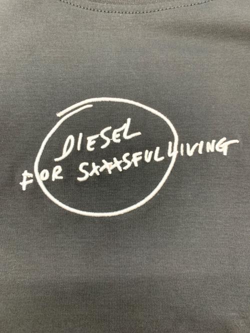 DIESEL（ディーゼル）DIESEL (ディーゼル) カットソーワンピース ブラック サイズ:Sの古着・服飾アイテム