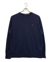 POLO RALPH LAUREN（ポロ・ラルフローレン）の古着「両Vスウェット」｜ネイビー