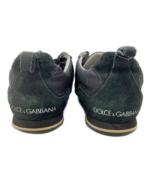 DOLCE & GABBANA（ドルチェ＆ガッバーナ）DOLCE & GABBANA (ドルチェ＆ガッバーナ) ローカットスニーカー ブラック サイズ:7の古着・服飾アイテム