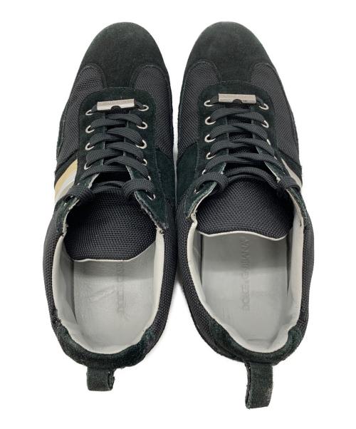 DOLCE & GABBANA（ドルチェ＆ガッバーナ）DOLCE & GABBANA (ドルチェ＆ガッバーナ) ローカットスニーカー ブラック サイズ:7の古着・服飾アイテム