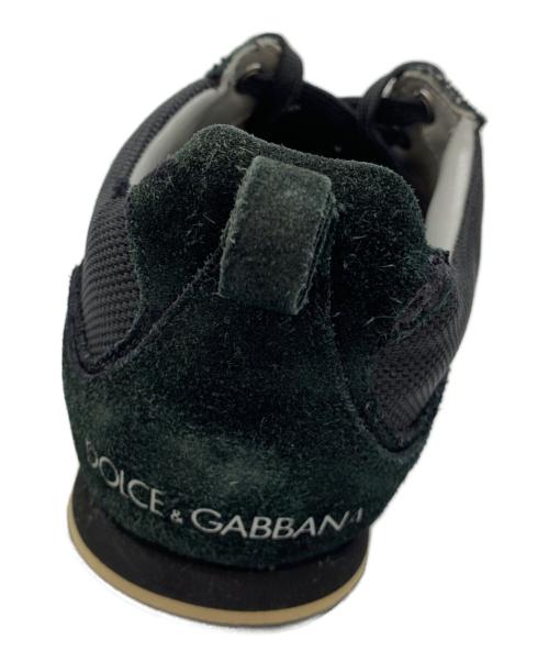 DOLCE & GABBANA（ドルチェ＆ガッバーナ）DOLCE & GABBANA (ドルチェ＆ガッバーナ) ローカットスニーカー ブラック サイズ:7の古着・服飾アイテム