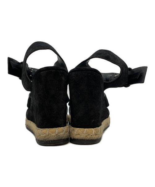 BALENCIAGA（バレンシアガ）BALENCIAGA (バレンシアガ) ウェッジソールサンダル ブラック サイズ:35の古着・服飾アイテム