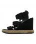 BALENCIAGA (バレンシアガ) ウェッジソールサンダル ブラック サイズ:35：6000円