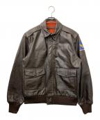 URBAN BARONアーバンバロン）の古着「A-2フライトジャケット」｜ブラウン