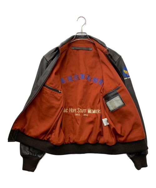 URBAN BARON（アーバンバロン）URBAN BARON (アーバンバロン) A-2フライトジャケット ブラウン サイズ:XXLの古着・服飾アイテム