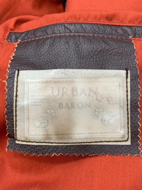 URBAN BARON（アーバンバロン）URBAN BARON (アーバンバロン) A-2フライトジャケット ブラウン サイズ:XXLの古着・服飾アイテム