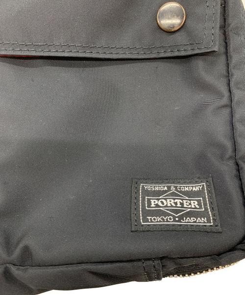 PORTER（ポーター）PORTER (ポーター) ショルダーバッグ ブラック×レッドの古着・服飾アイテム