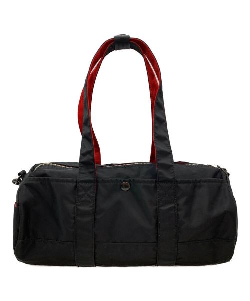 PORTER（ポーター）PORTER (ポーター) 2WAYボストンバッグ ブラック×レッドの古着・服飾アイテム