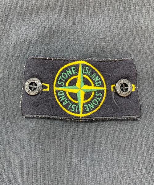 STONE ISLAND（ストーンアイランド）STONE ISLAND (ストーンアイランド) クルーネックスウェット ブラック サイズ:Lの古着・服飾アイテム