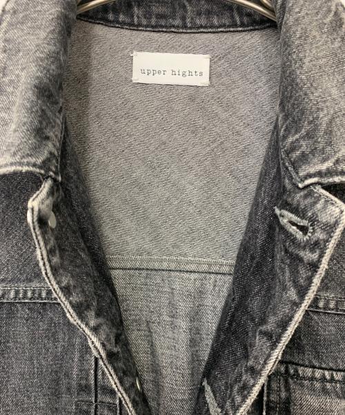 upper hights（アッパーハイツ）upper hights (アッパーハイツ) デニムジャケット ブラックの古着・服飾アイテム
