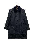 ）の古着「BORDER WAXED COTTON」｜ネイビー