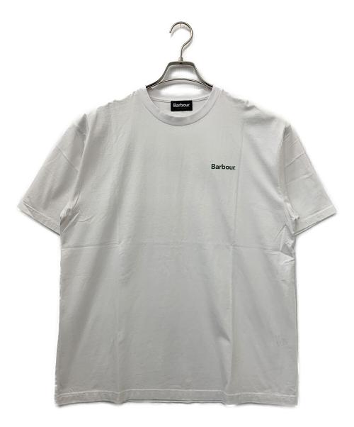 Barbour（バブアー）Barbour (バブアー) 半袖カットソー ホワイト サイズ:Lの古着・服飾アイテム