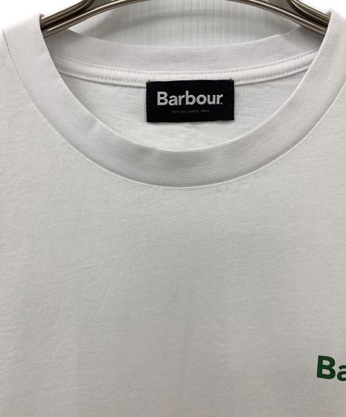Barbour（バブアー）Barbour (バブアー) 半袖カットソー ホワイト サイズ:Lの古着・服飾アイテム