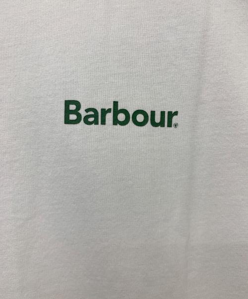 Barbour（バブアー）Barbour (バブアー) 半袖カットソー ホワイト サイズ:Lの古着・服飾アイテム