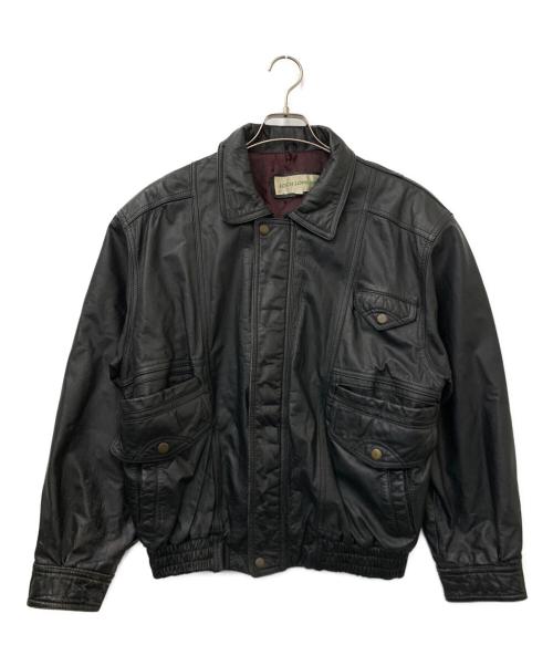 LOCH LOMOND（ロッホローモンド）LOCH LOMOND (ロッホローモンド) レザージャケット ブラック サイズ:Lの古着・服飾アイテム
